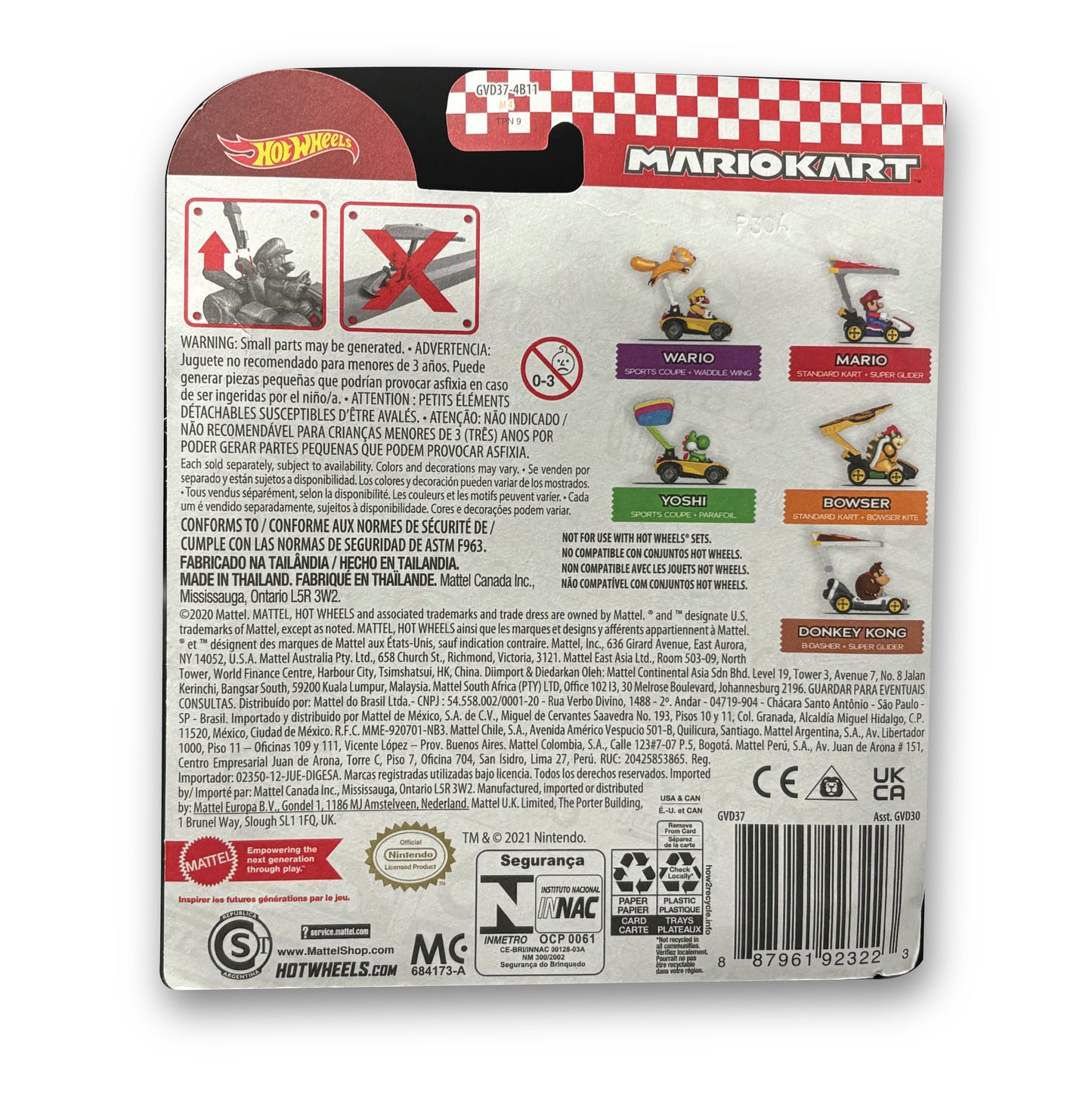 Hot Wheels Mario Kart Donkey Kong