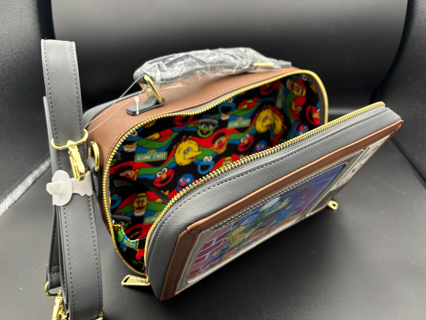 Sesame Street Lenticular Retro TV Crossbody Purse