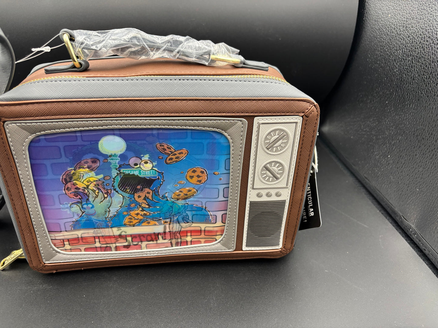Sesame Street Lenticular Retro TV Crossbody Purse