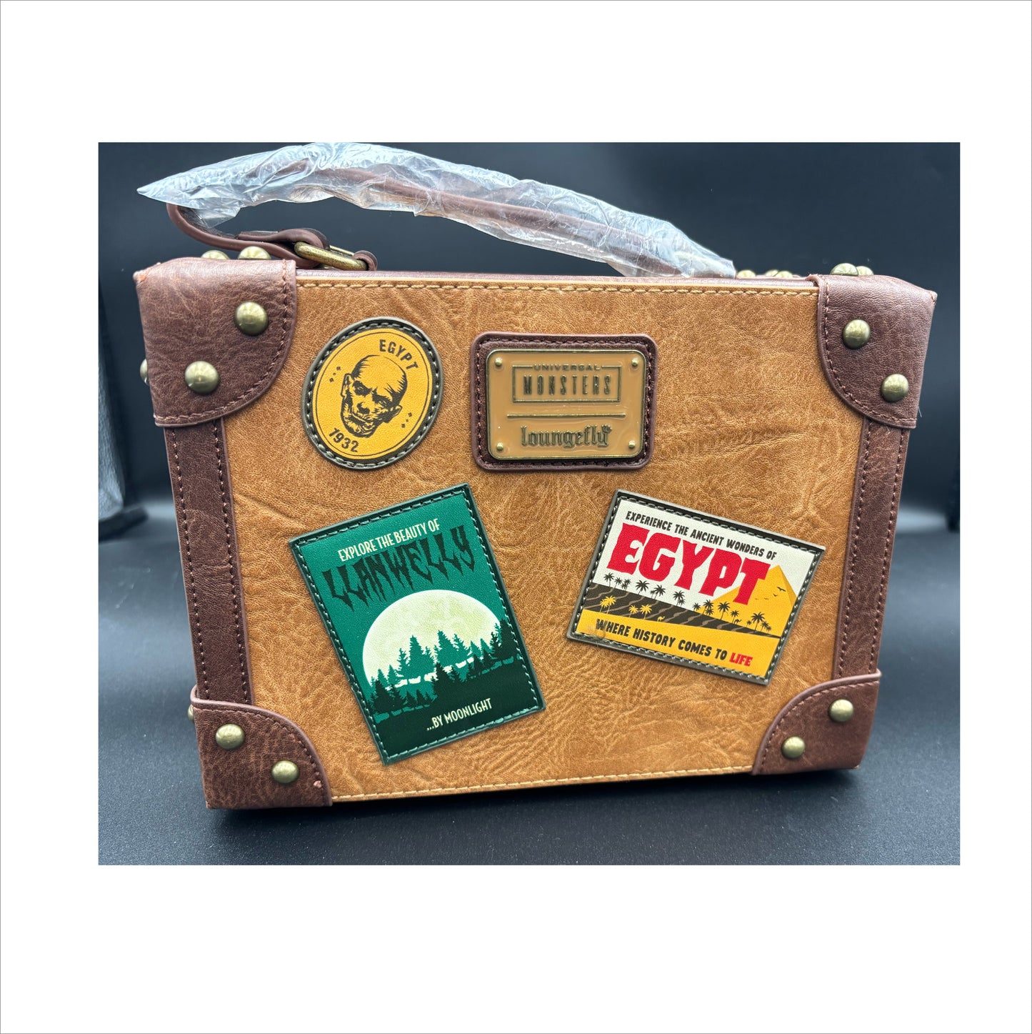 Loungefly Universal Monsters Crossbody Trunk Bag