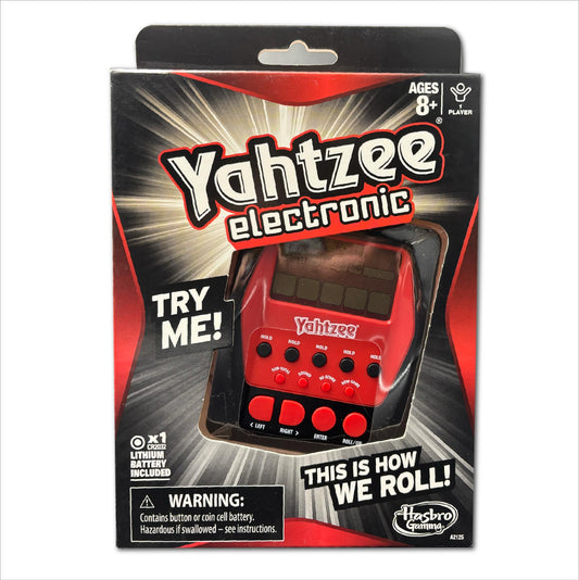 Yahtzee Handheld Electronic Digital Game Hasbro