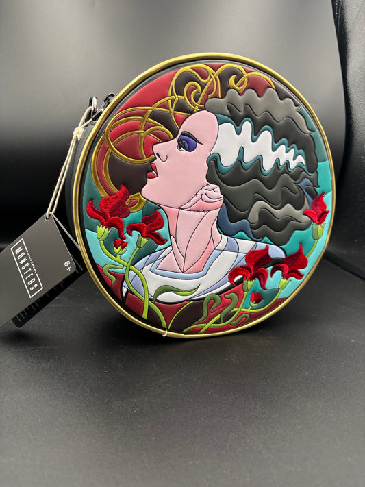 Universal Monsters Bride of Frankenstein Stained Glass Crossbody Purse