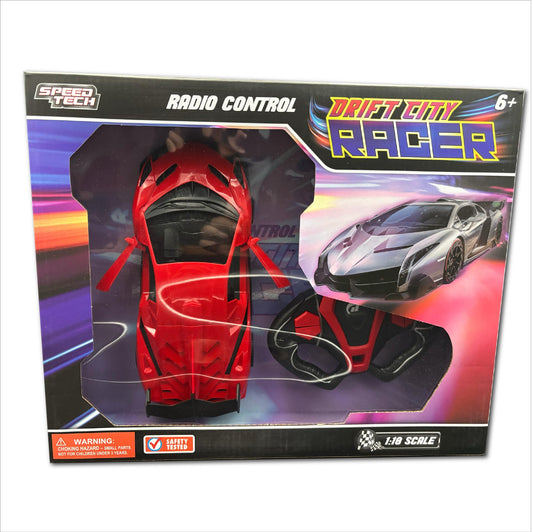 DRIFT CITY RACER ,RADIO CONTROL SPEED TECH 1:18 Scale Brand New Lamborghini
