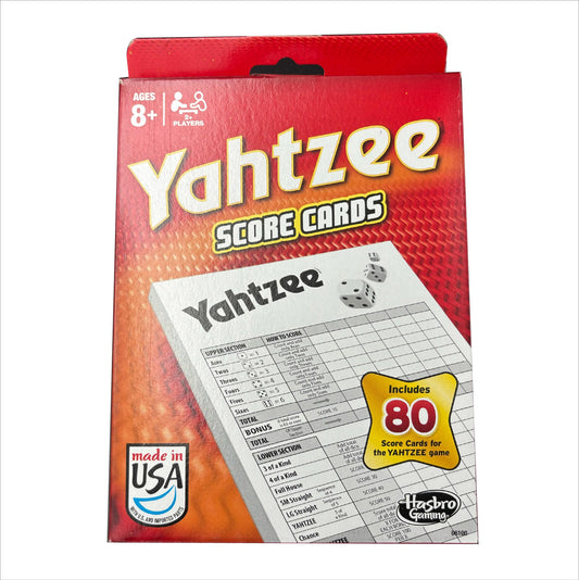 Yahtzee Score Cards