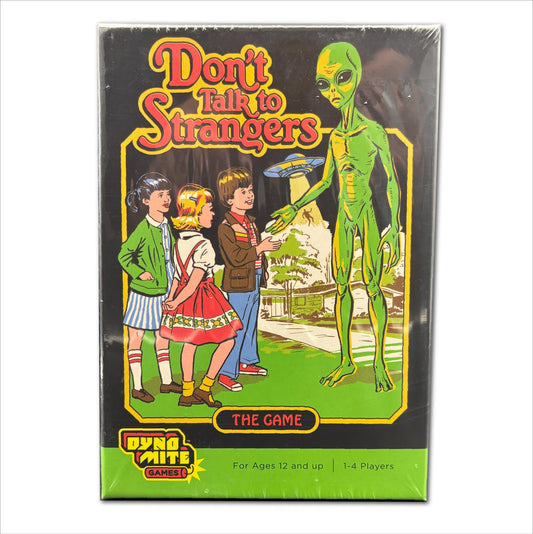 Cryptozoic Entertainment Don’t Talk to Strangers - Board Game - 1-4 Players - Steven Rhodes Artwork - Dynomite Games